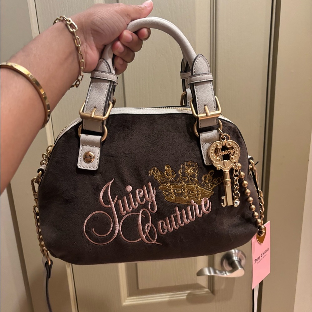 The Key To Juicy Dome Satchel Crossbody Bag - Juicy Couture